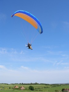 Paramotoring Along the South Downs