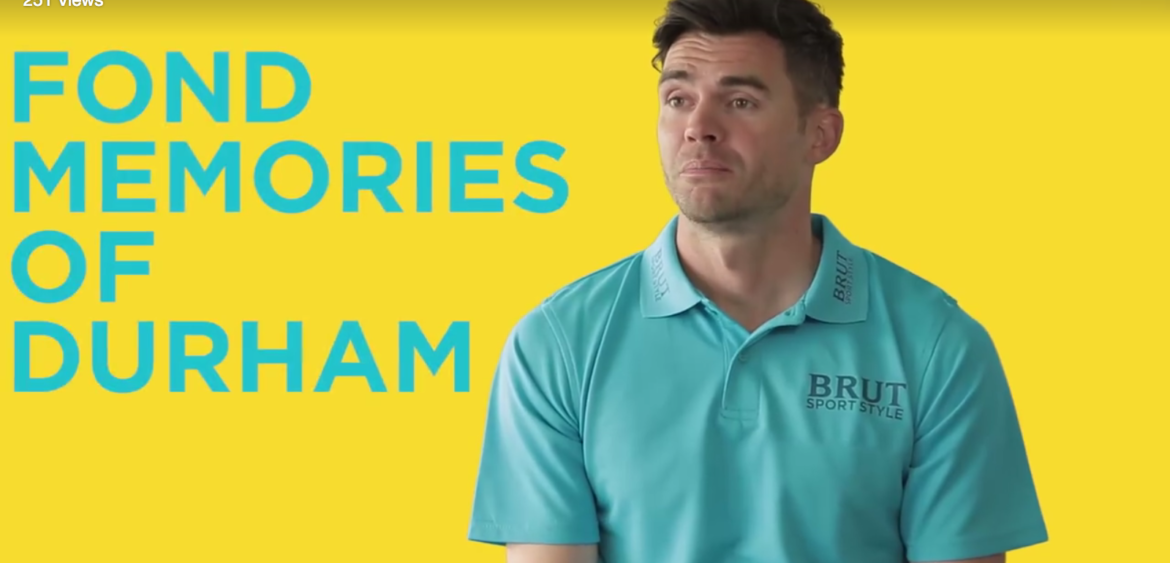 Jimmy Anderson Brut cricket